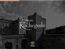 Tablet Screenshot of chateauderochegude.com